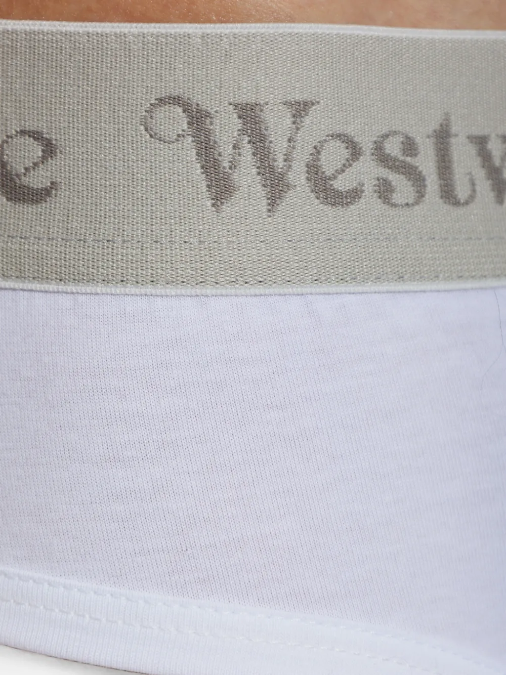 Vivienne Westwood Drie boxershorts met logoband Wit