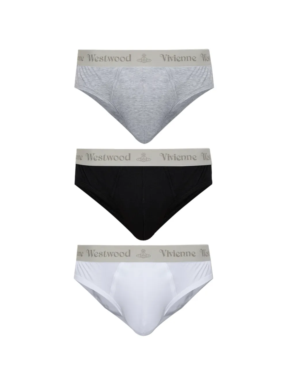 Vivienne Westwood logo-waistband briefs (set of three)