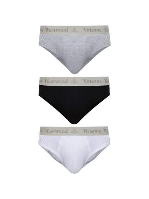 Vivienne Westwood logo-waistband briefs (set of three)