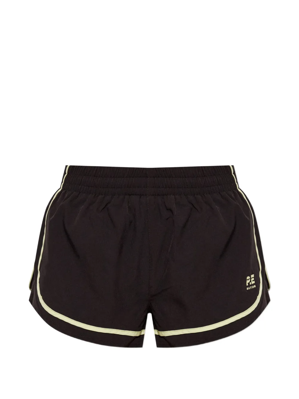 P.E Nation Stride hardloopshorts met biesafwerking Zwart