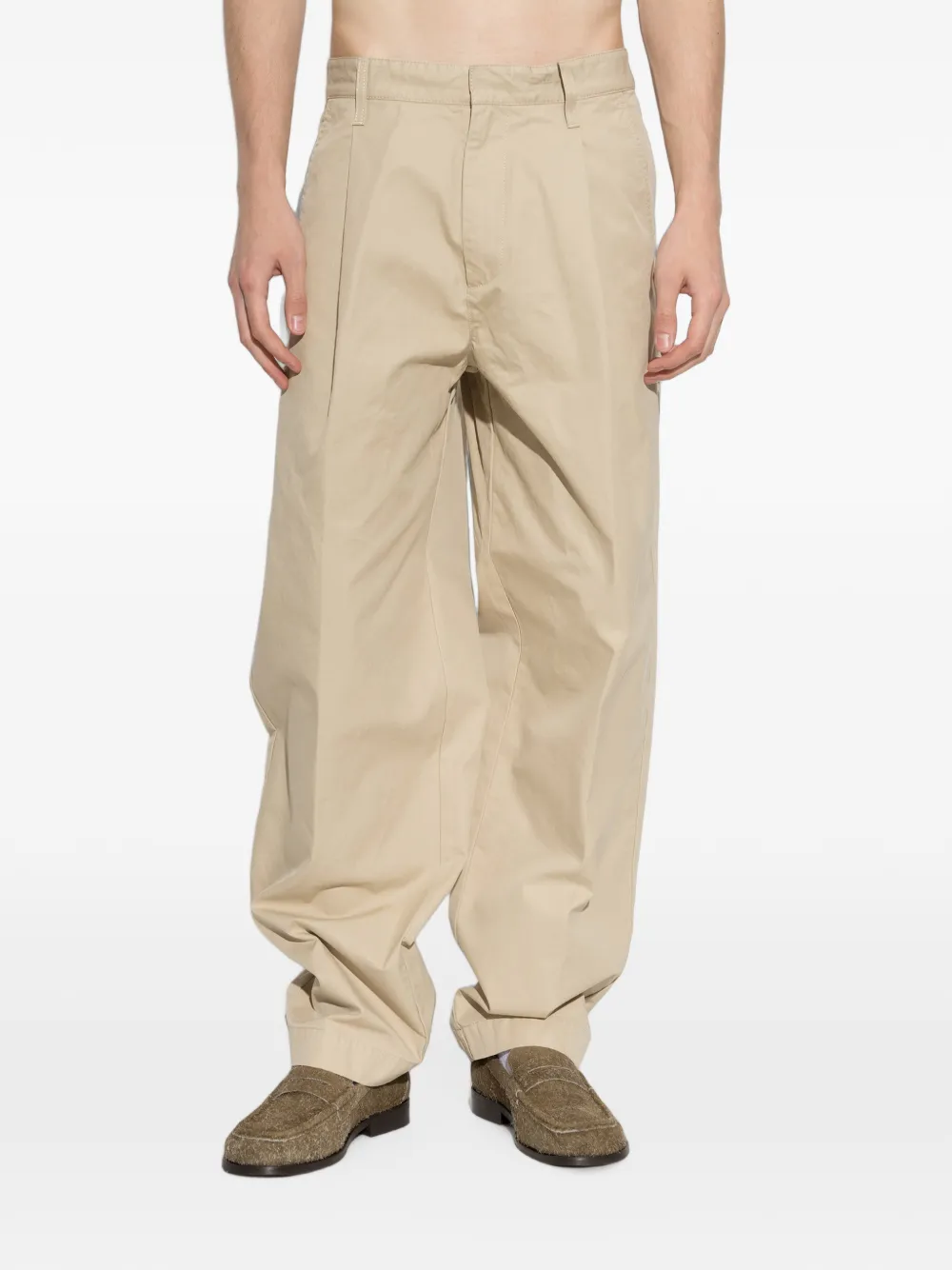DSQUARED2 Geplooide pantalon Beige