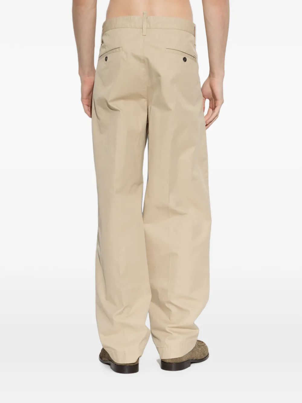 DSQUARED2 Geplooide pantalon Beige
