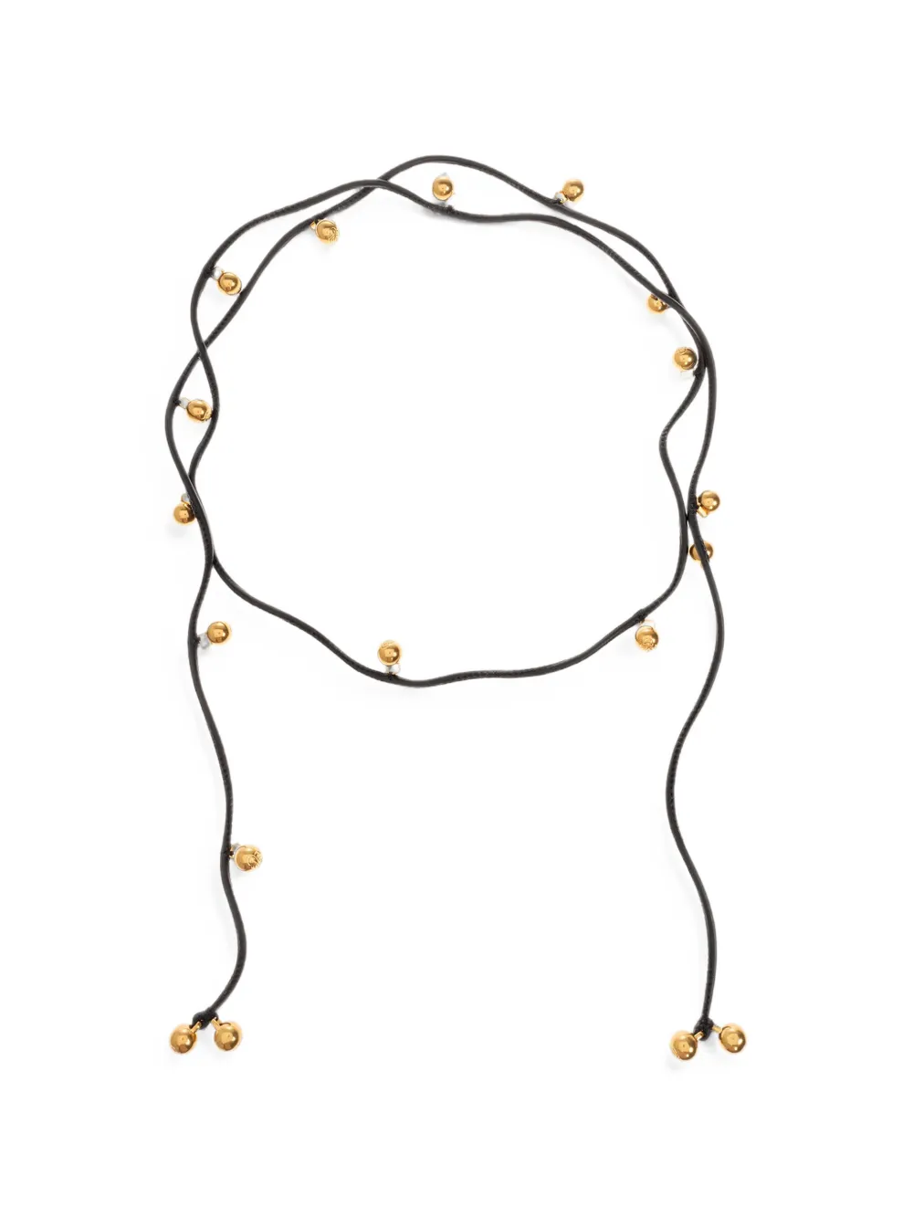By Malene Birger Vella charm-embellished leather belt