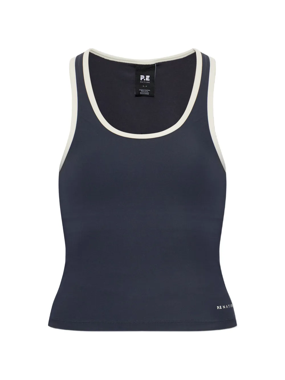 P.e Nation Spectrum Racerback Tank Top In Blue