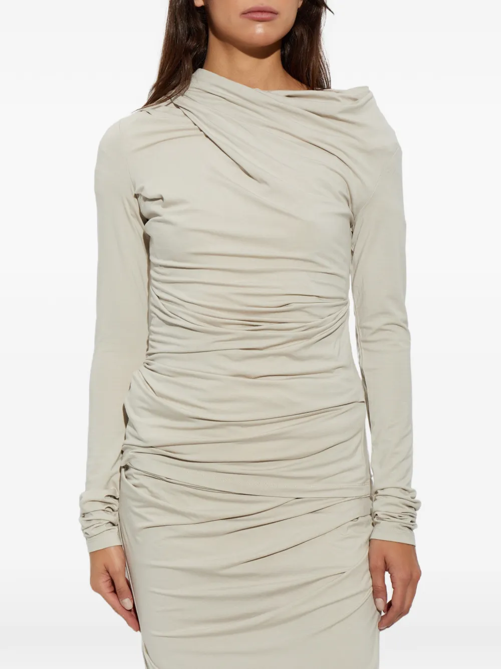 ENTIRE STUDIOS draped long-sleeve top