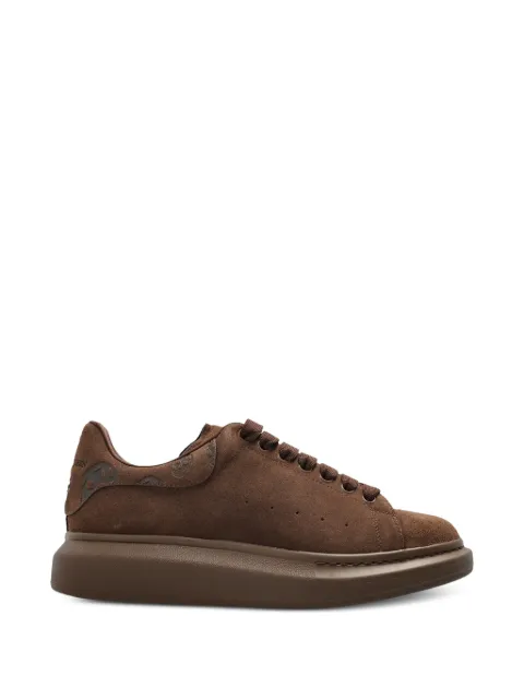 Alexander McQueen skull-print suede sneakers