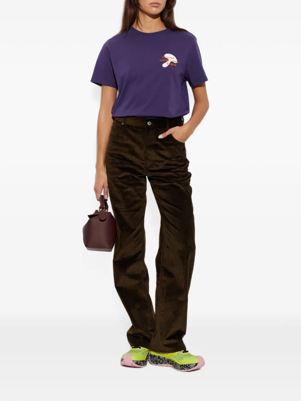 LOEWE x Cosima von Bonin T-shirt Paars