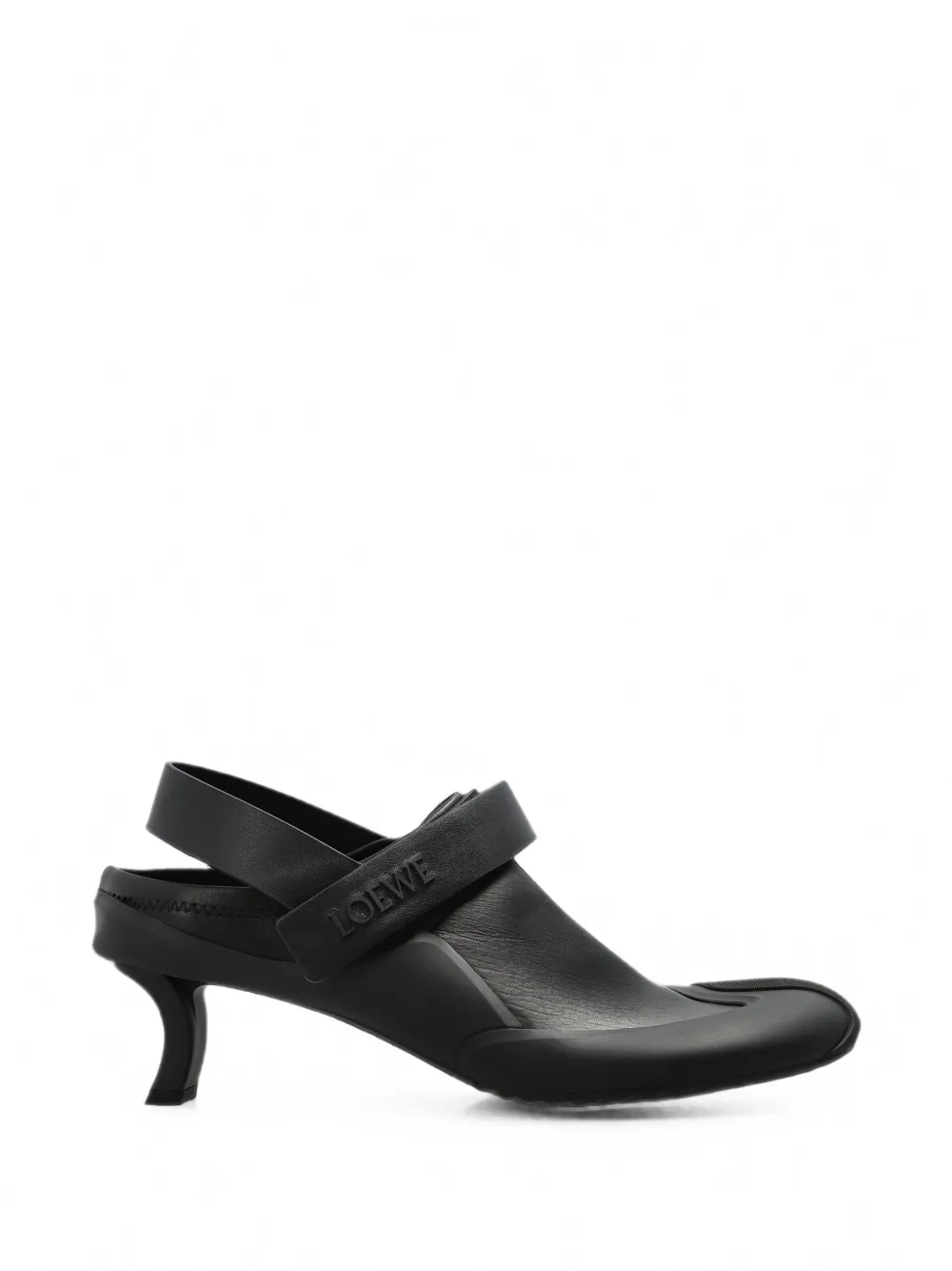 LOEWE escarpins Dive à bride arrière - Noir
