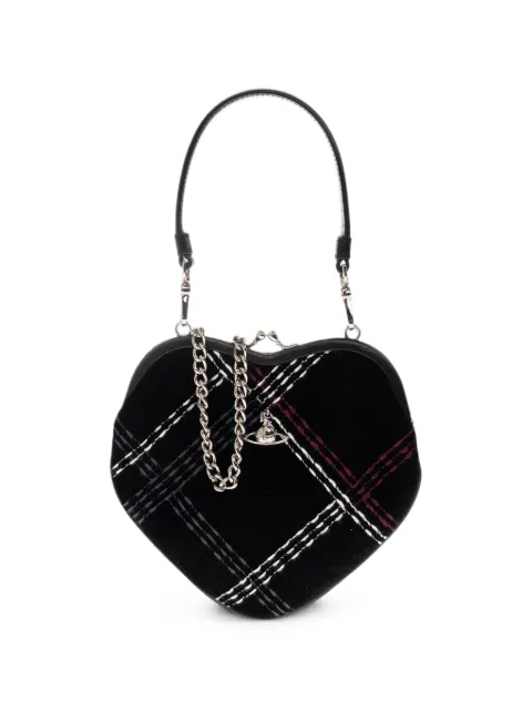 Vivienne Westwood Belle Heart check-print bag