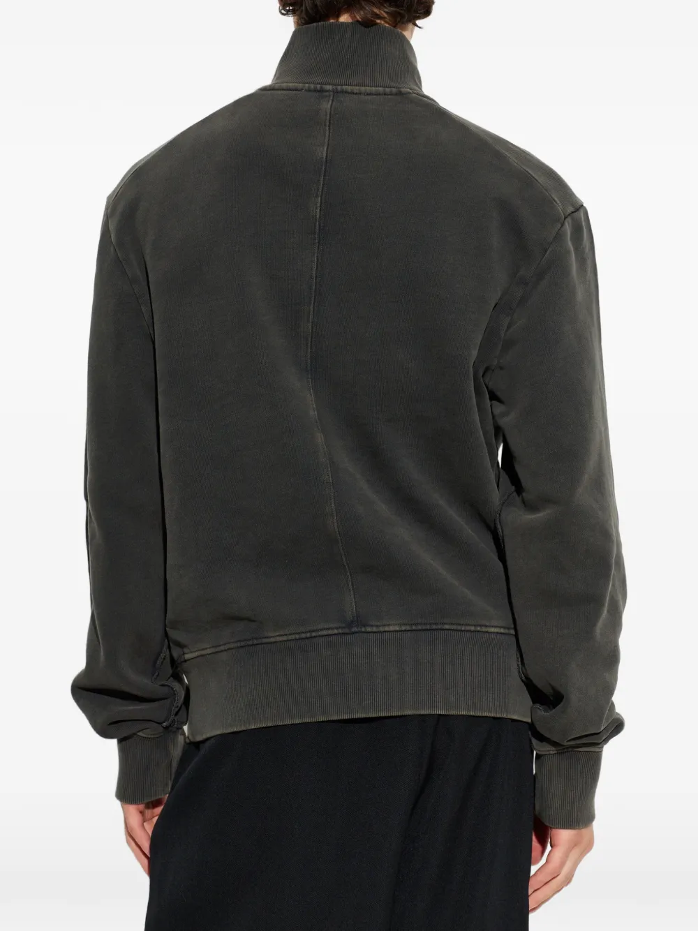 ENTIRE STUDIOS Port sweater met kraag en knoopsluiting Grijs