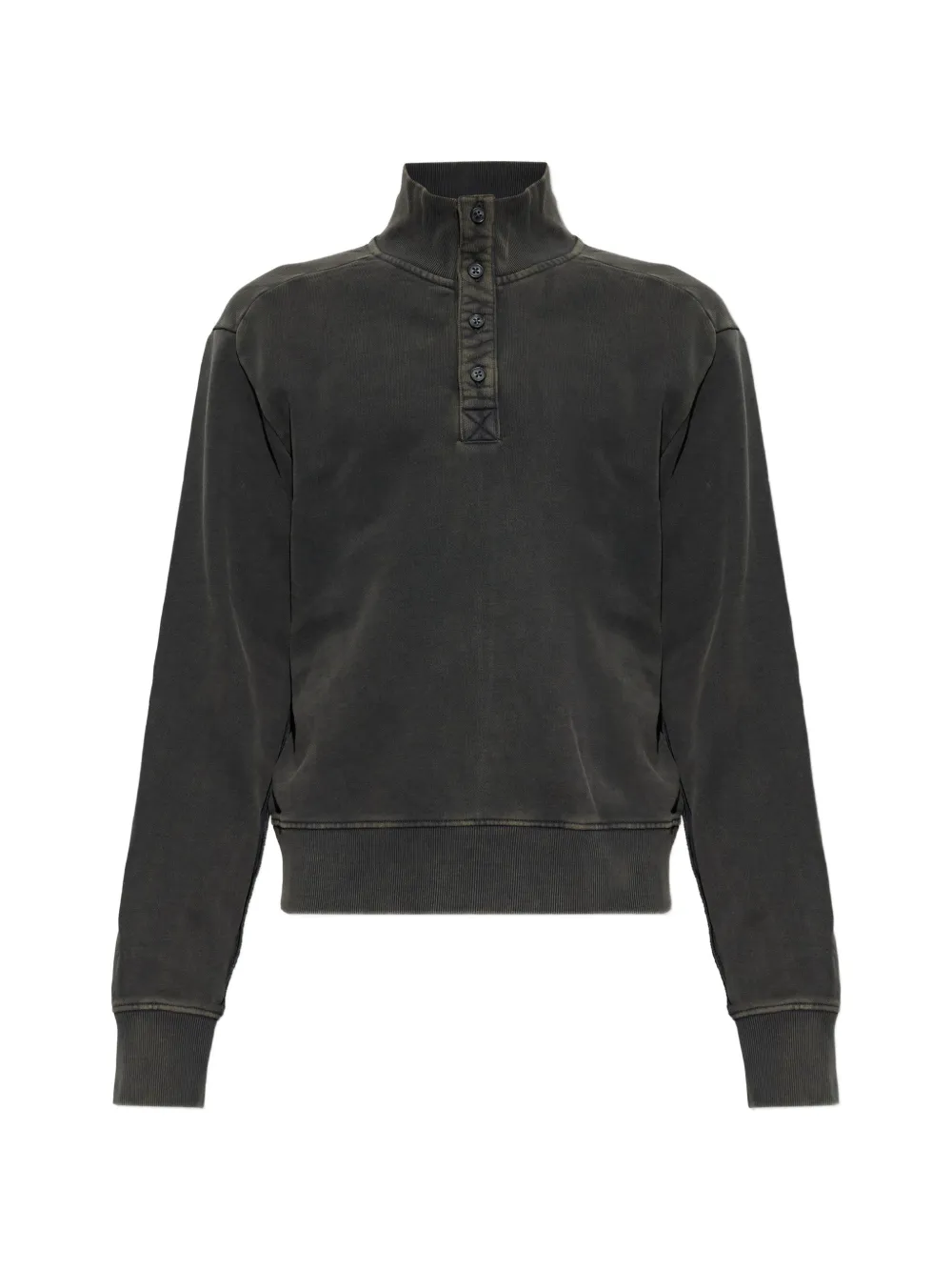 ENTIRE STUDIOS sweat Port à col boutonné - Gris ENTIRE STUDIOS sweat Port à col boutonné - Gris