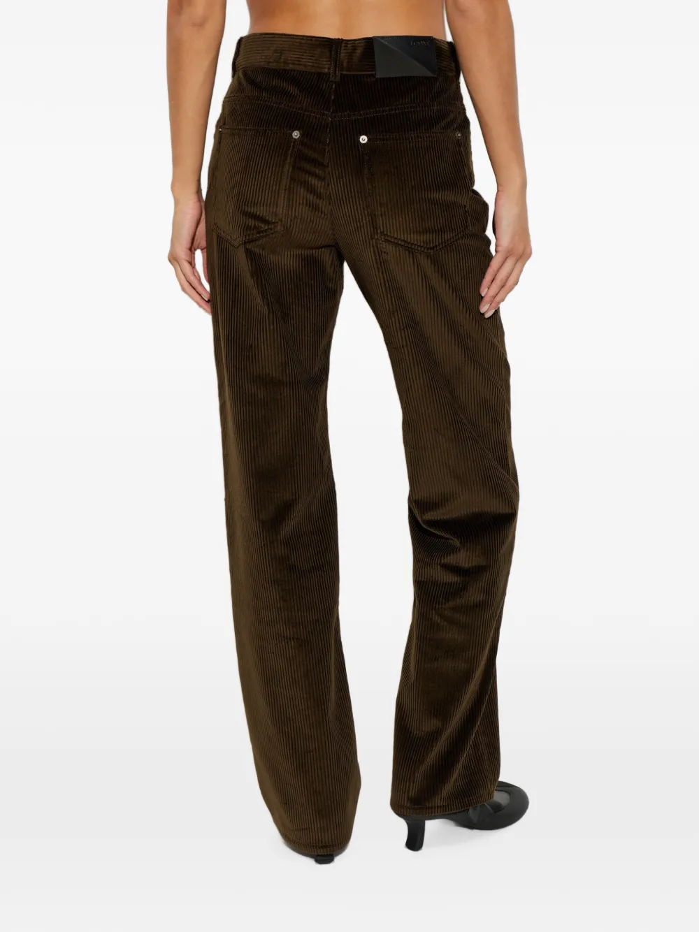 LOEWE Ribfluwelen broek Bruin