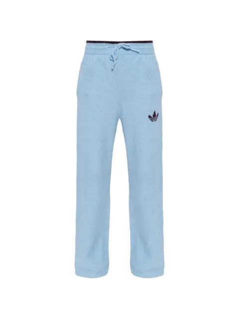 adidas logo-embroidered track pants