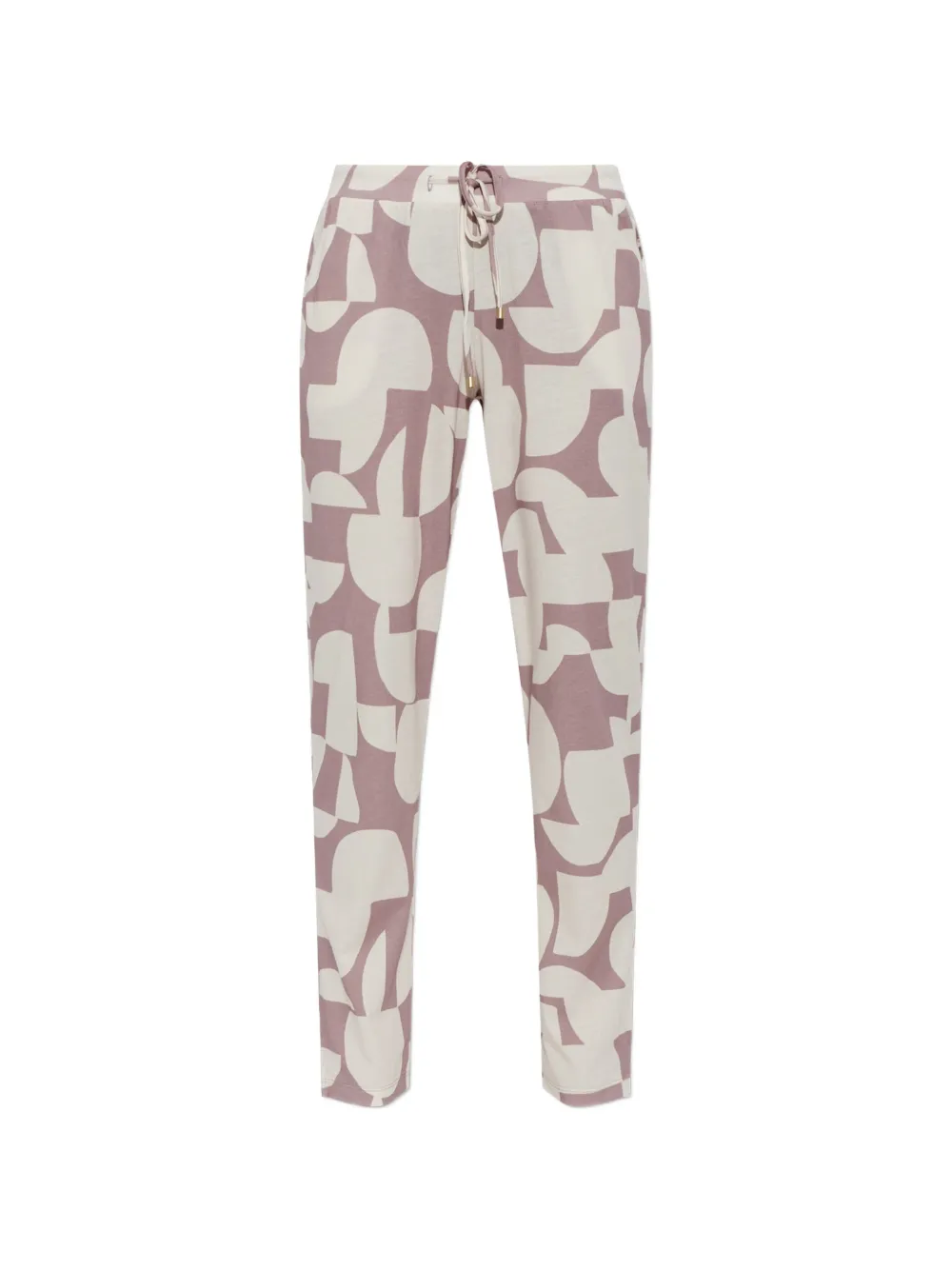Hanro geometric-print drawstring pajama bottoms