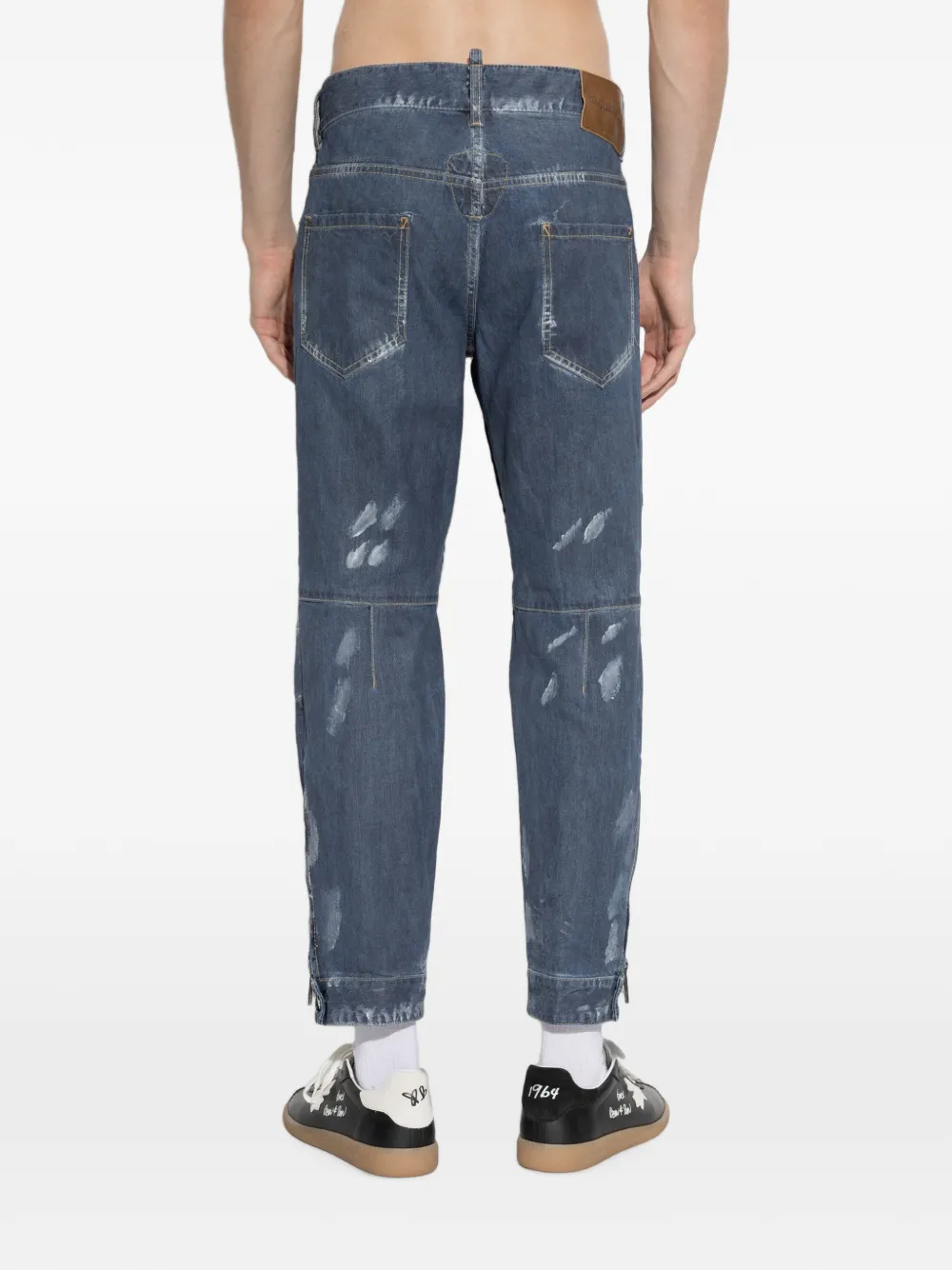 DSQUARED2 Jeans met vervaagde vlakken Blauw