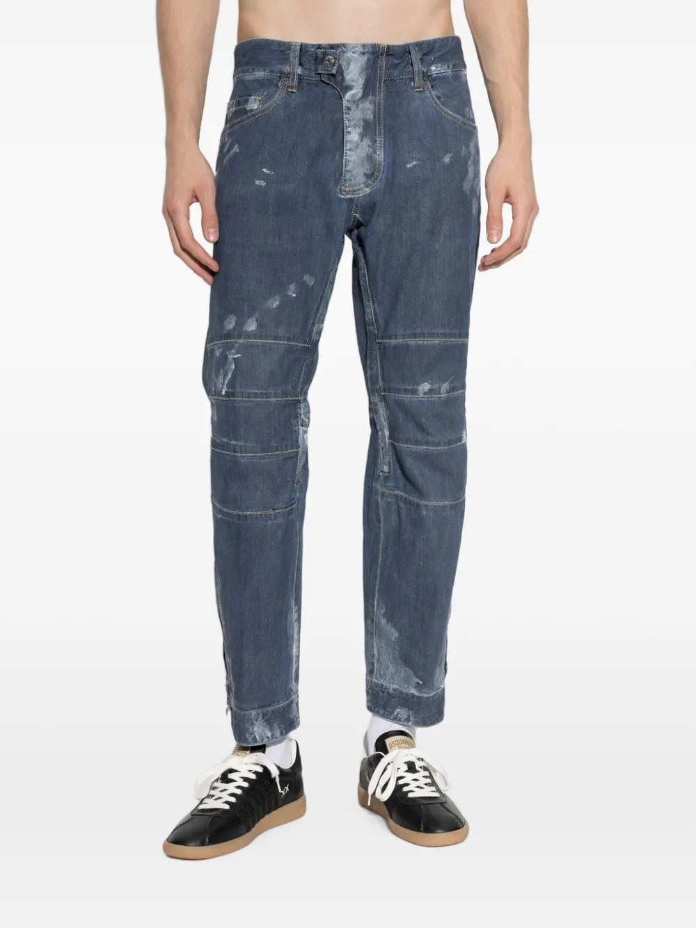 DSQUARED2 Jeans met vervaagde vlakken Blauw