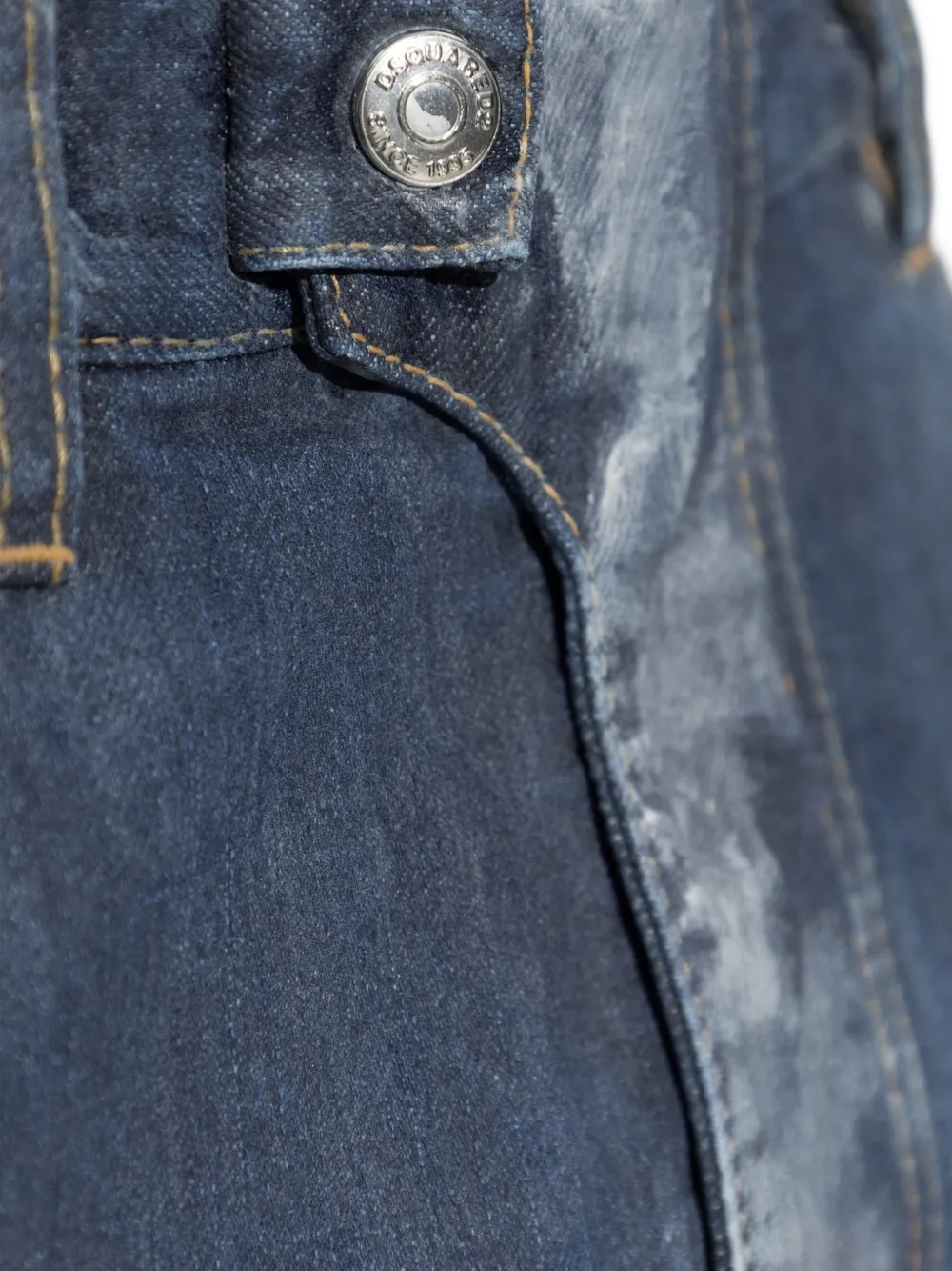 DSQUARED2 Jeans met vervaagde vlakken Blauw