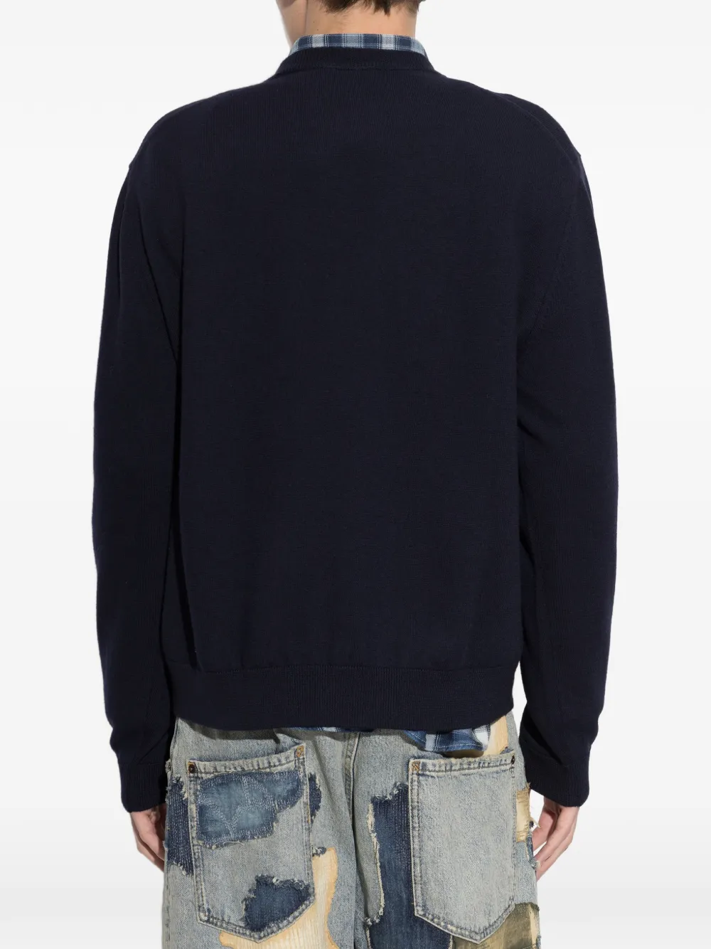 DSQUARED2 Trui met geborduurd logo Blauw
