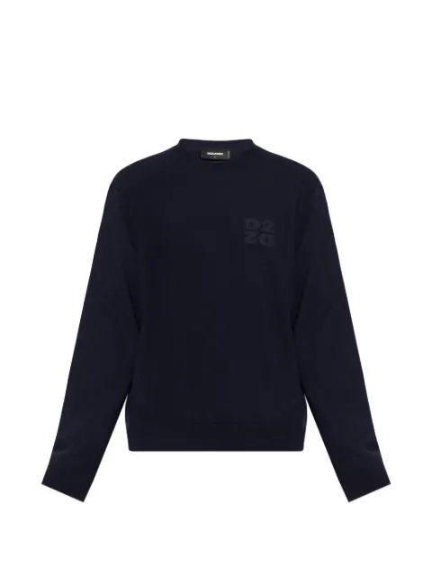 DSQUARED2 logo-embroidered sweater