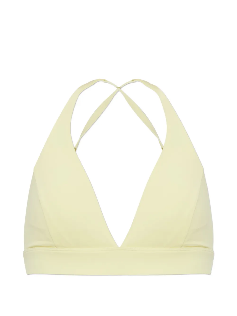 P.e Nation Lumen Sports Bra In Yellow
