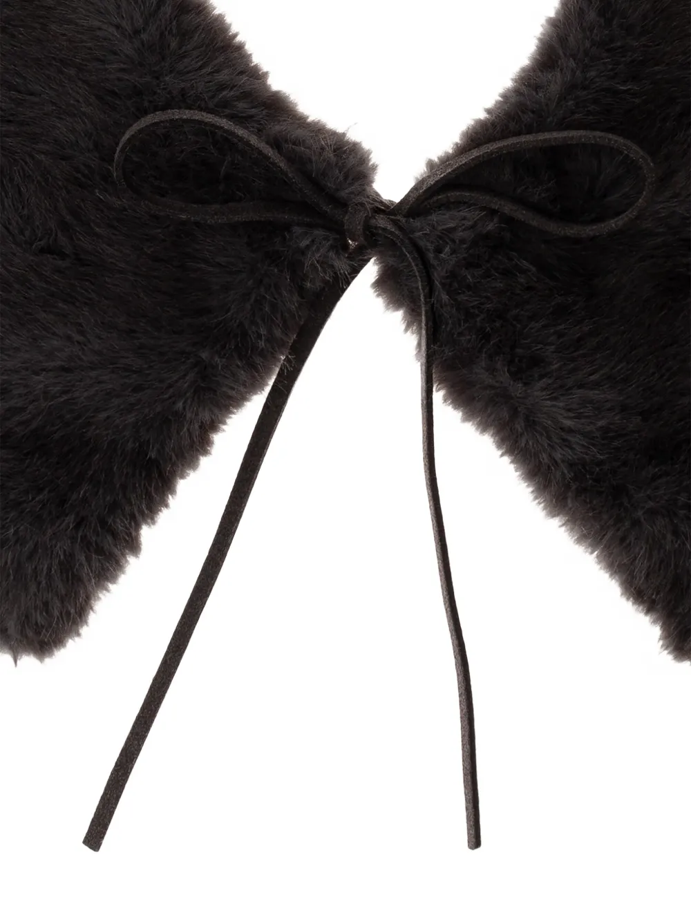 By Malene Birger Cowie kraag van imitatiebont Grijs
