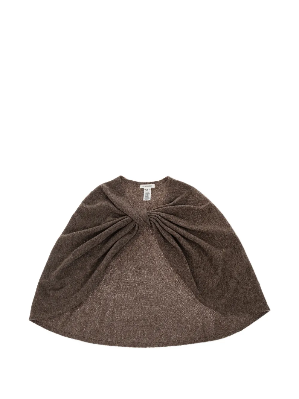 By Malene Birger Pinne knot-detail poncho