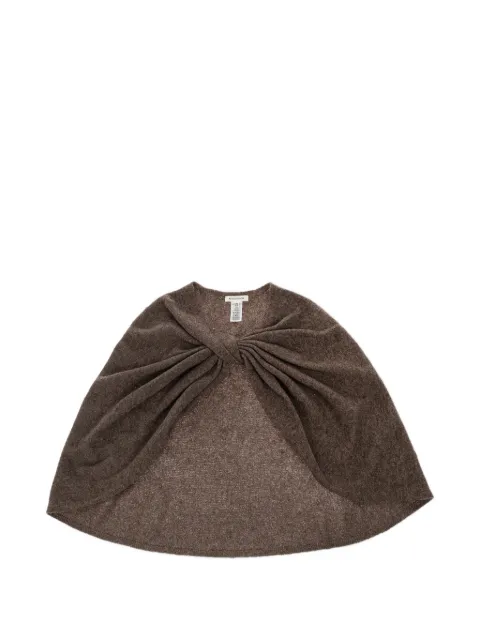 By Malene Birger Pinne knot-detail poncho