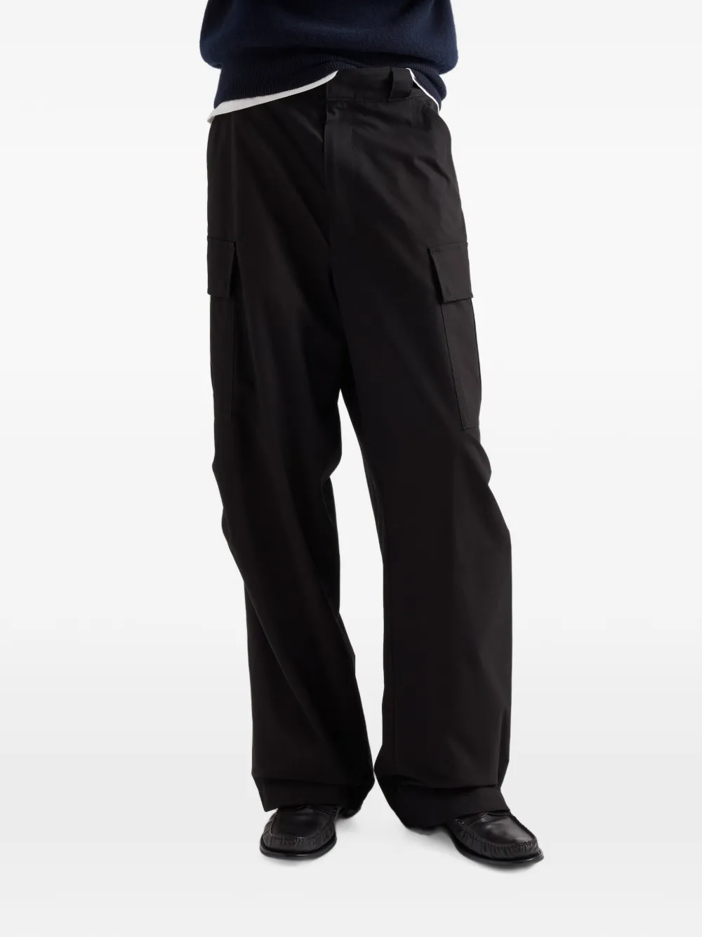 Prada Katoenen broek Zwart