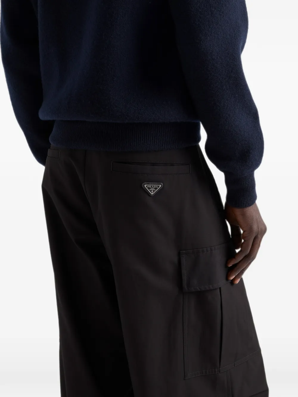 Prada Katoenen broek Zwart