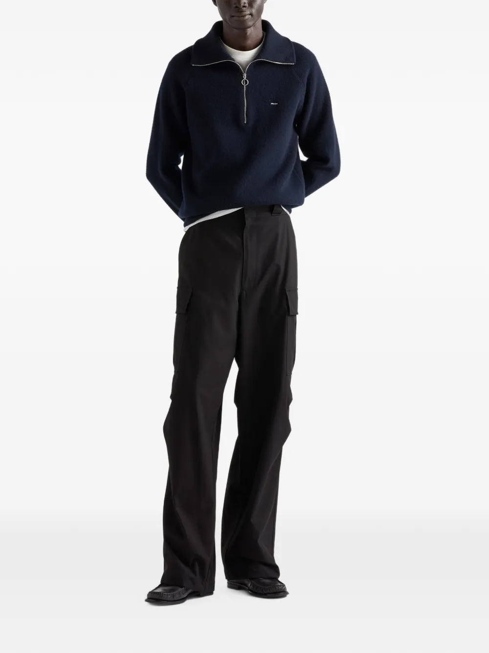 Prada Katoenen broek Zwart