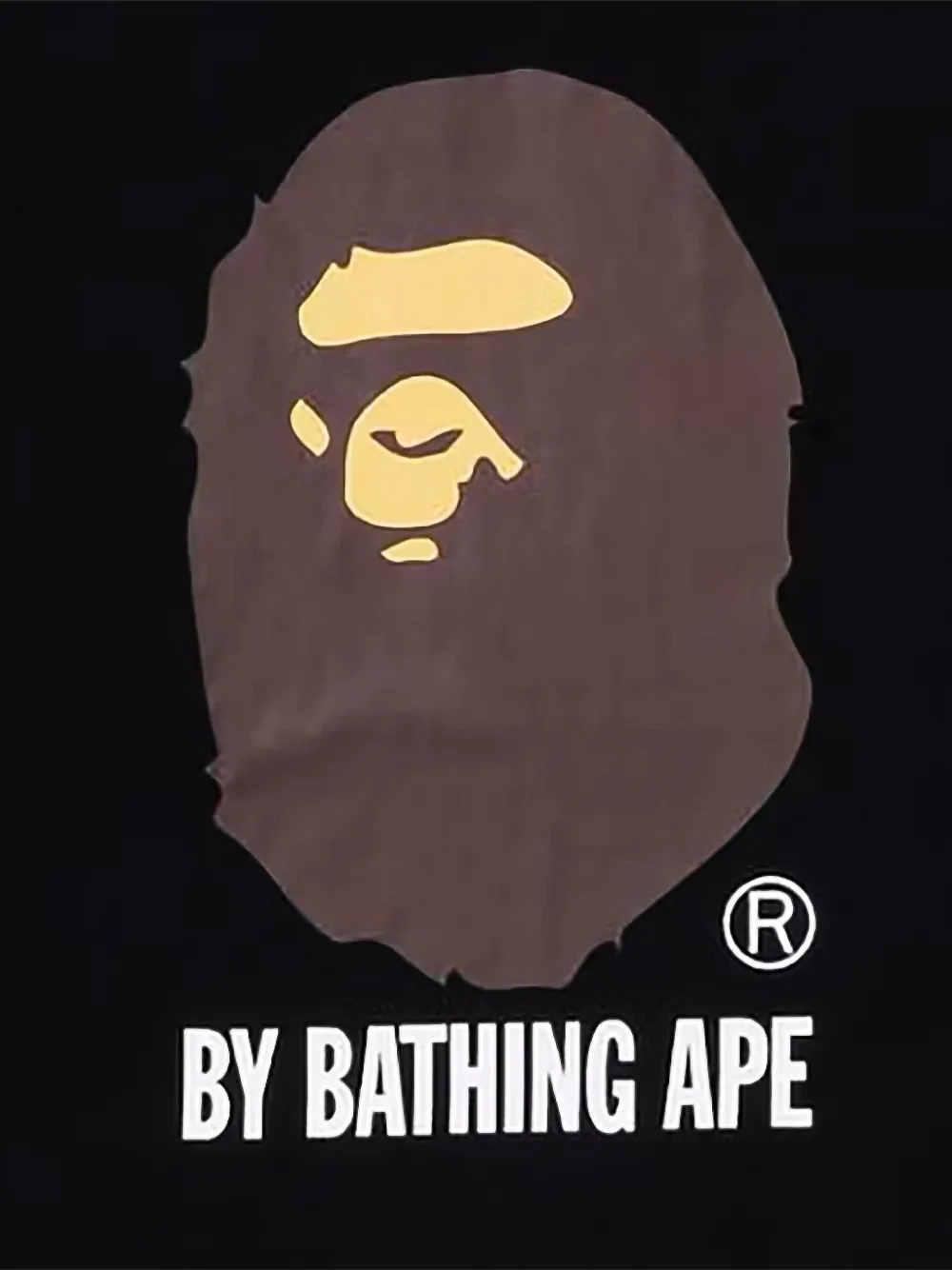 A BATHING APE Sweater met logoprint Zwart
