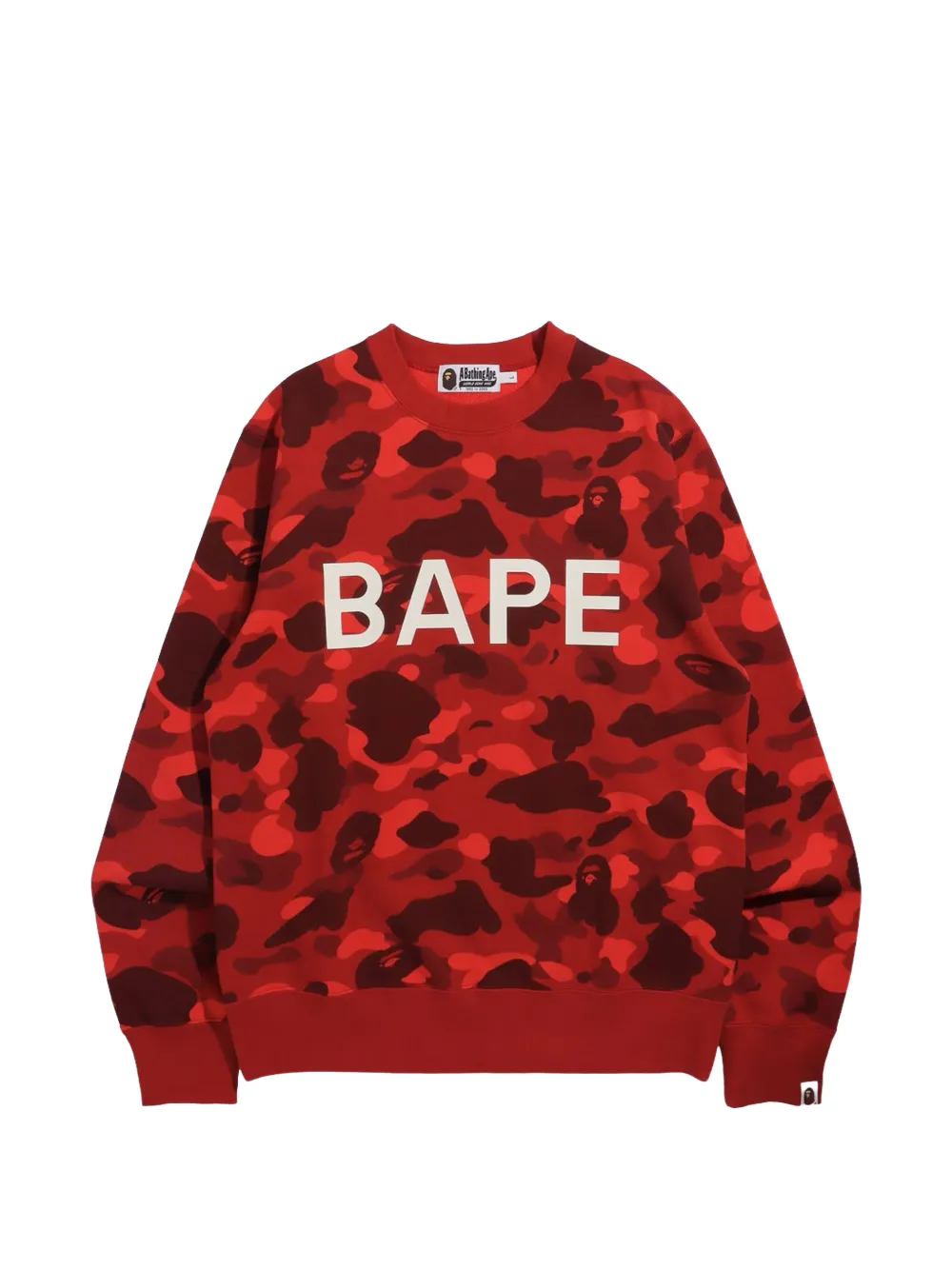 A BATHING APE® camo sweater - Red