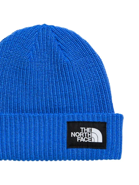 The North Face Kids Salty logo-patch beanie hat