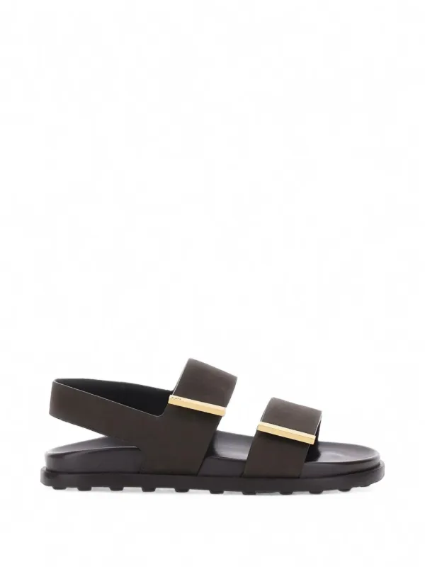 Tod's Touch-strap Suede Sandals in Grey