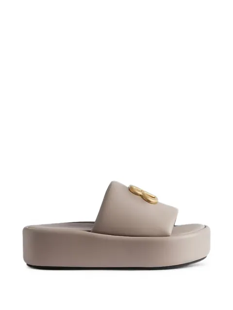 Balenciaga Rise BB leather sandals