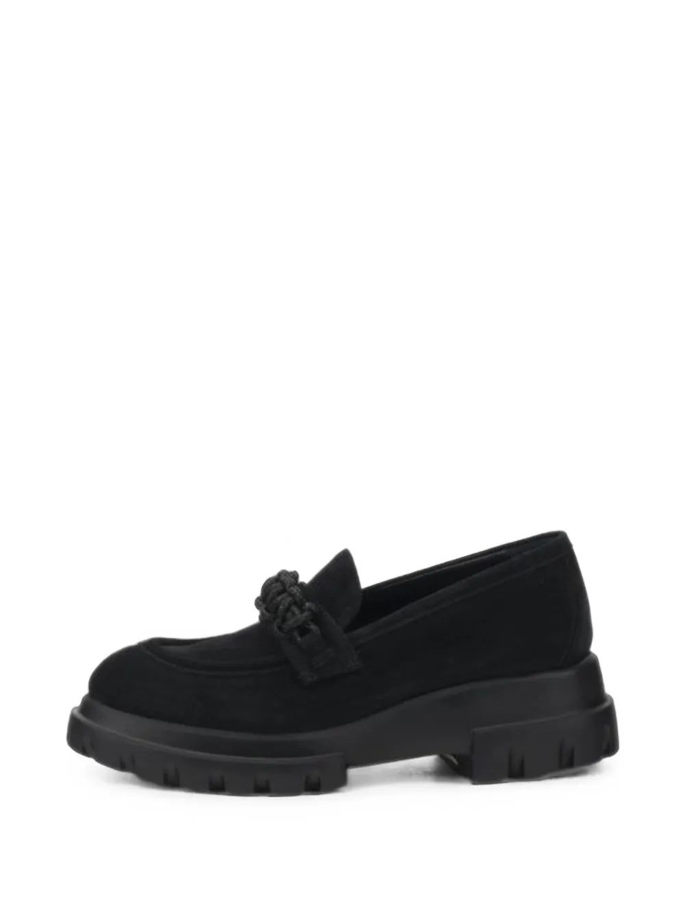AGL Ida Strass wedge loafers - Nero