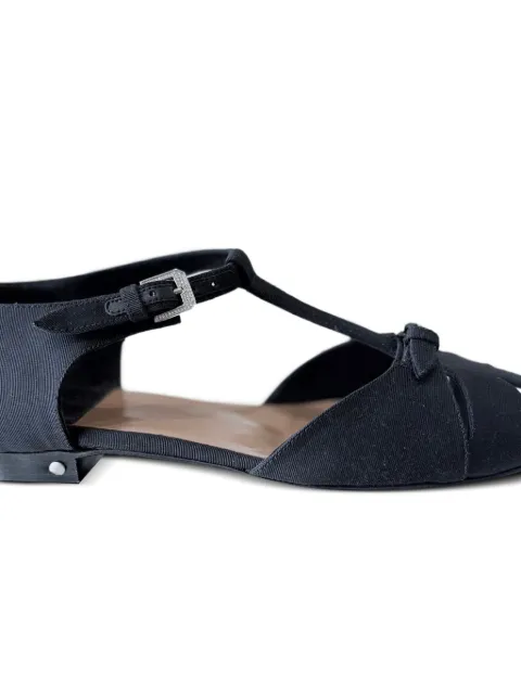 Laurence Dacade Jenna strass-embellished grosgrain sandals