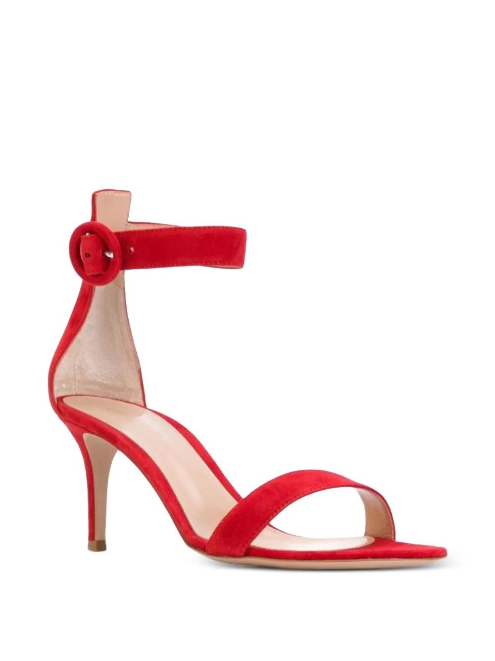 Gianvito Rossi Portofino suede sandals Rood