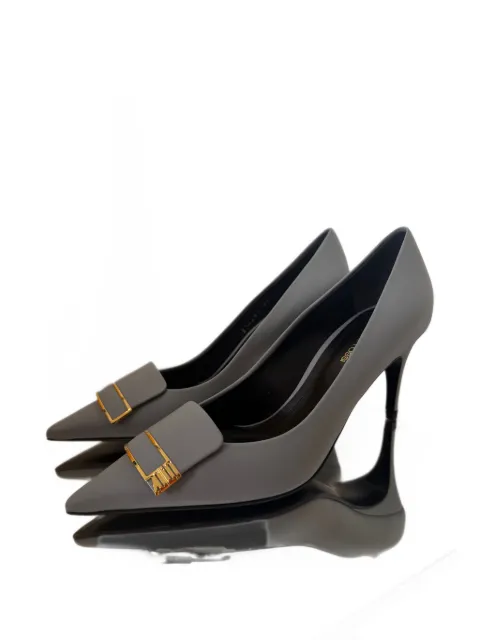 Sergio Rossi logo-plaque pointed-toe pumps