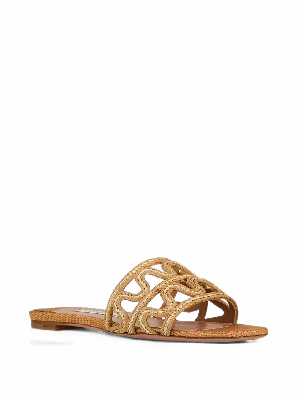 Aquazzura Manaus slide flats - Marron Aquazzura Manaus slide flats - Marron