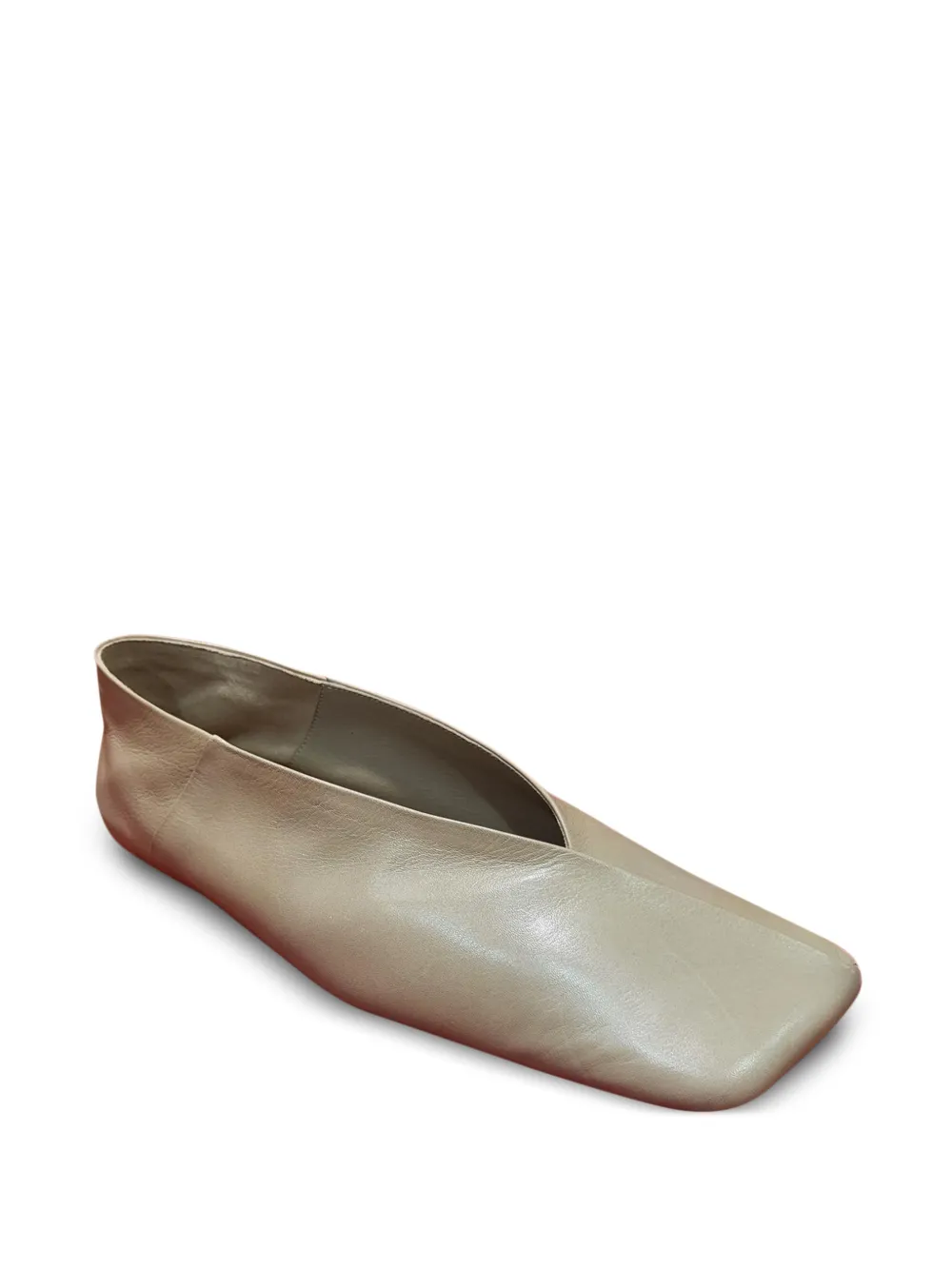 Jil Sander square-toe ballet flats - Toni neutri