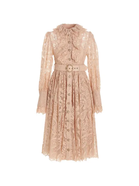 ZIMMERMANN robe Kaleidoscope mi-longue à volants
