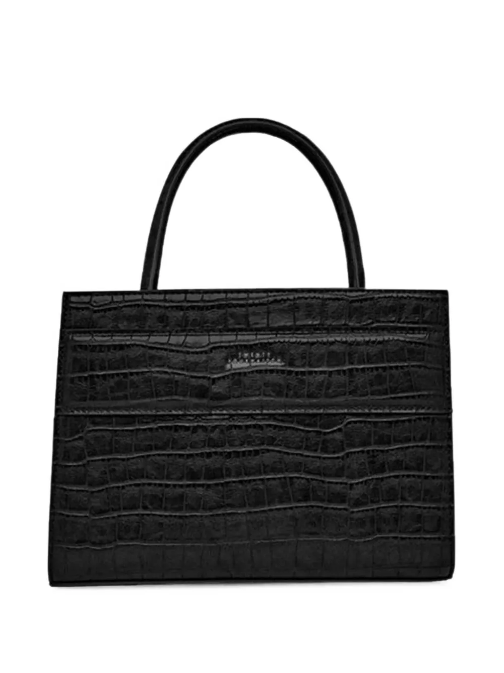 TWENTY FOURHAITCH mini Serane croc-embossed leather tote bag