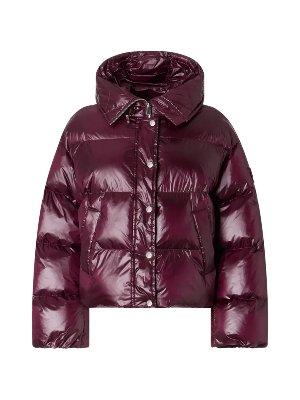 PINKO technical canvas jacket with hood