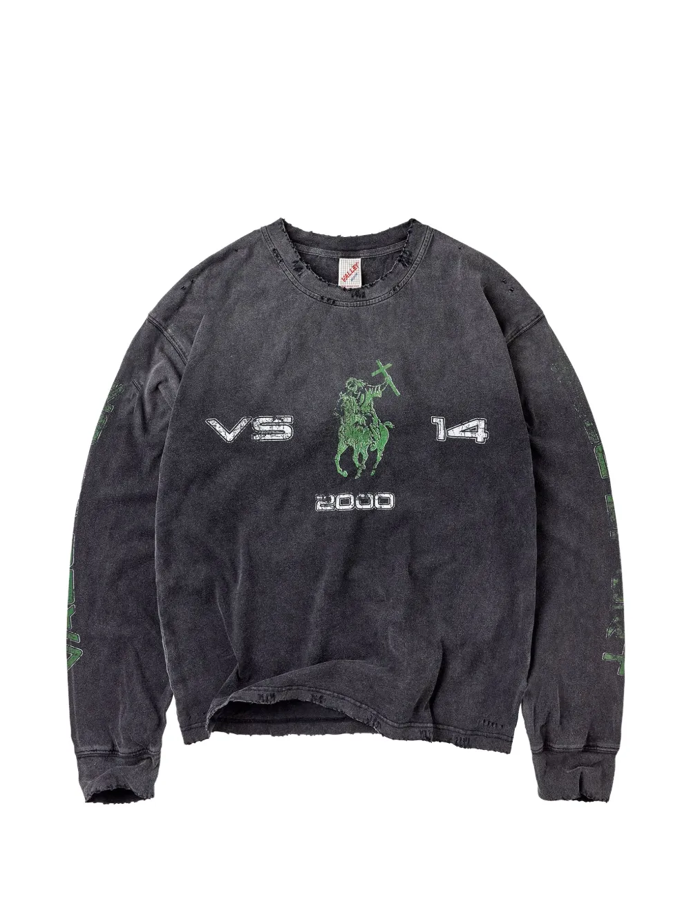 Vale Crusader Graphic-print Sweatshirt In Gray