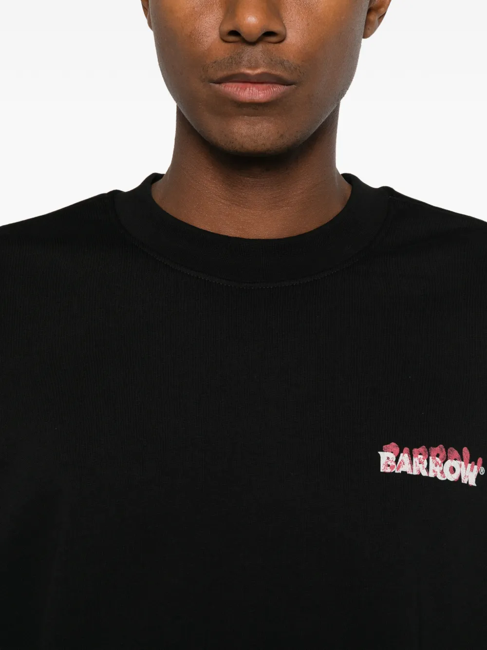 BARROW Sweater met logoprint Zwart