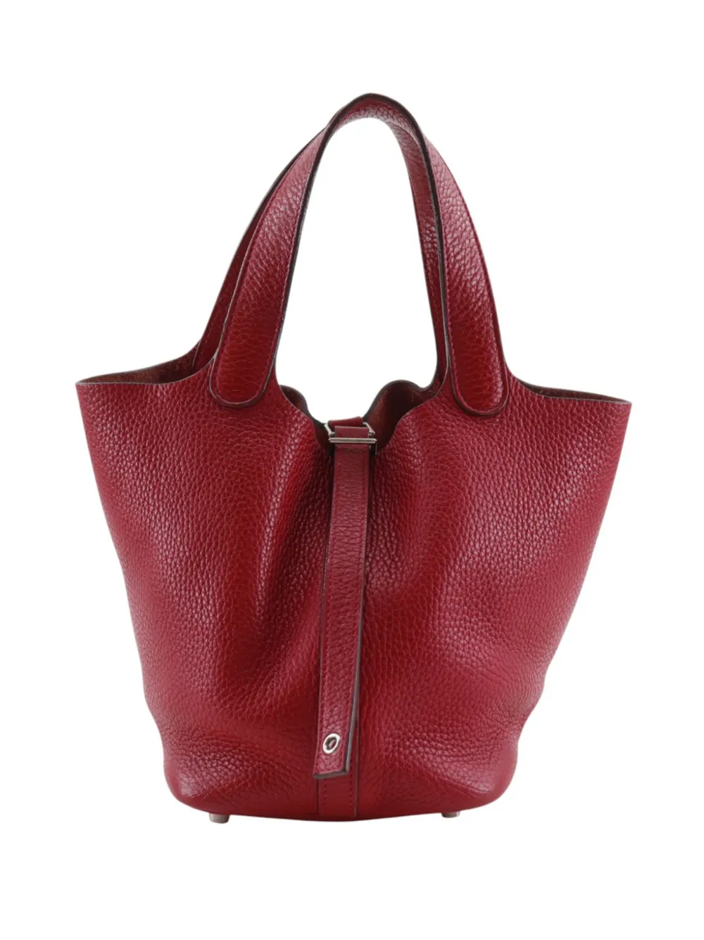 Hermès Pre-Owned 2017 Clemence Picotin Lock Handtasche 18cm - Rot