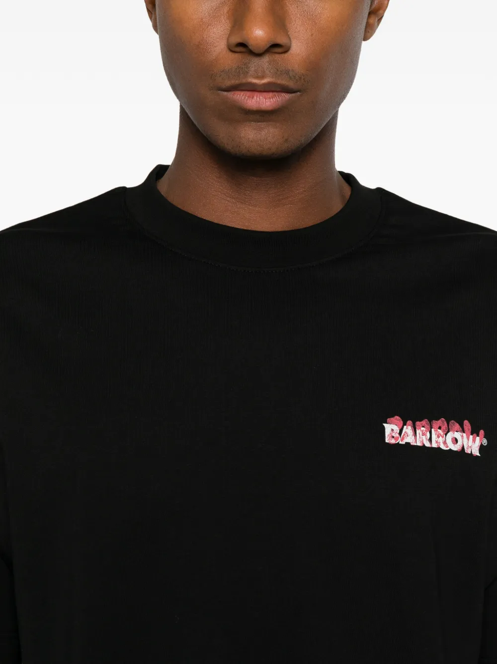 BARROW T-shirt met logoprint Zwart