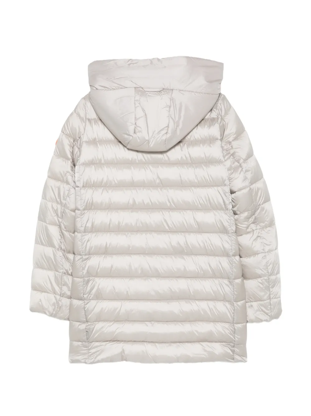 Save The Duck Kids Oriana quilted hooded coat Beige