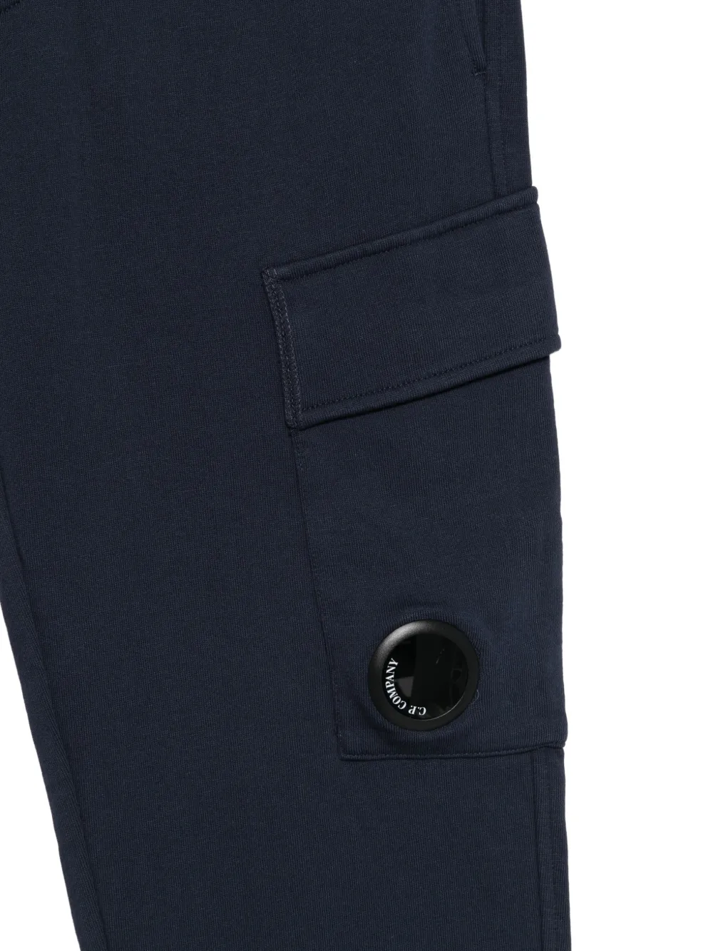 C.P. Company Kids Lens-detail track pants Blauw